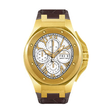 Charger l&#39;image dans la galerie, DYNASTY Chronographe or jaune
